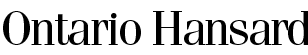 Ontario Hansard